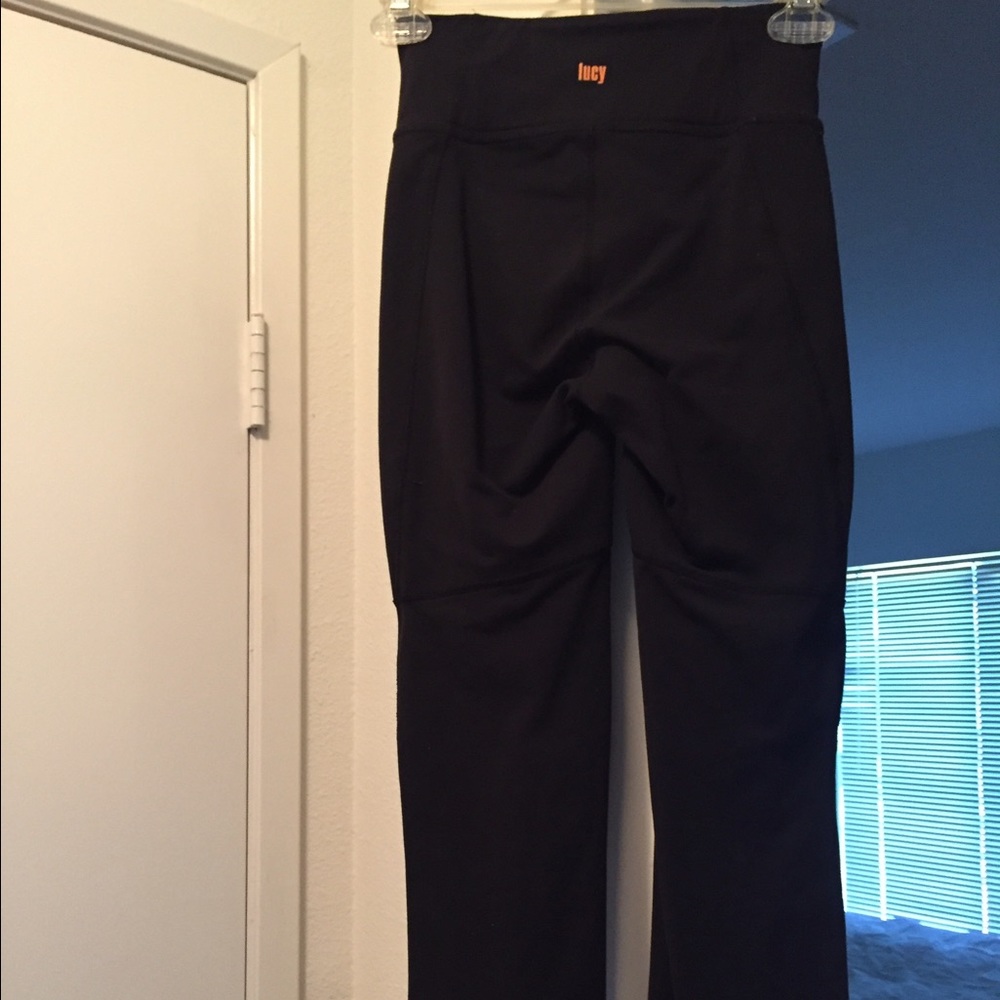 Lucy activewear athletic wear black pants.