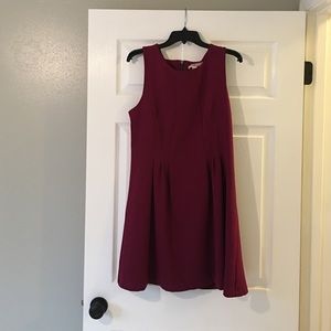 Forever21 Maroon Sleeveless Dress