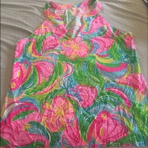 Lilly Pulitzer so a peeling tank top