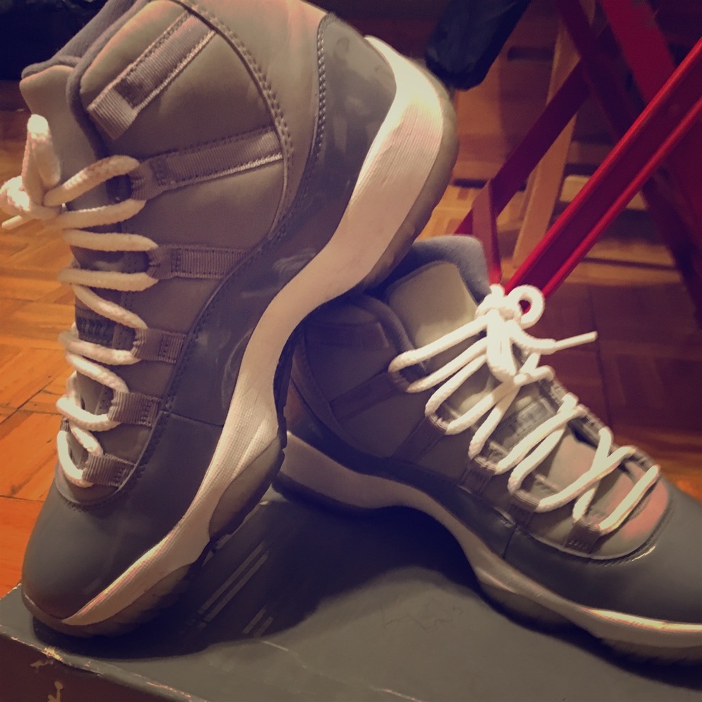 Cool gray air Jordan 11's