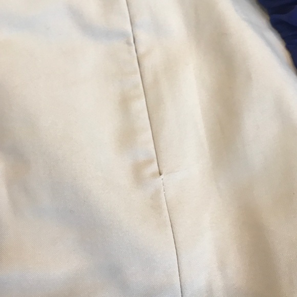 Royal blue, snake print and cream dress - Picture 3 of 3