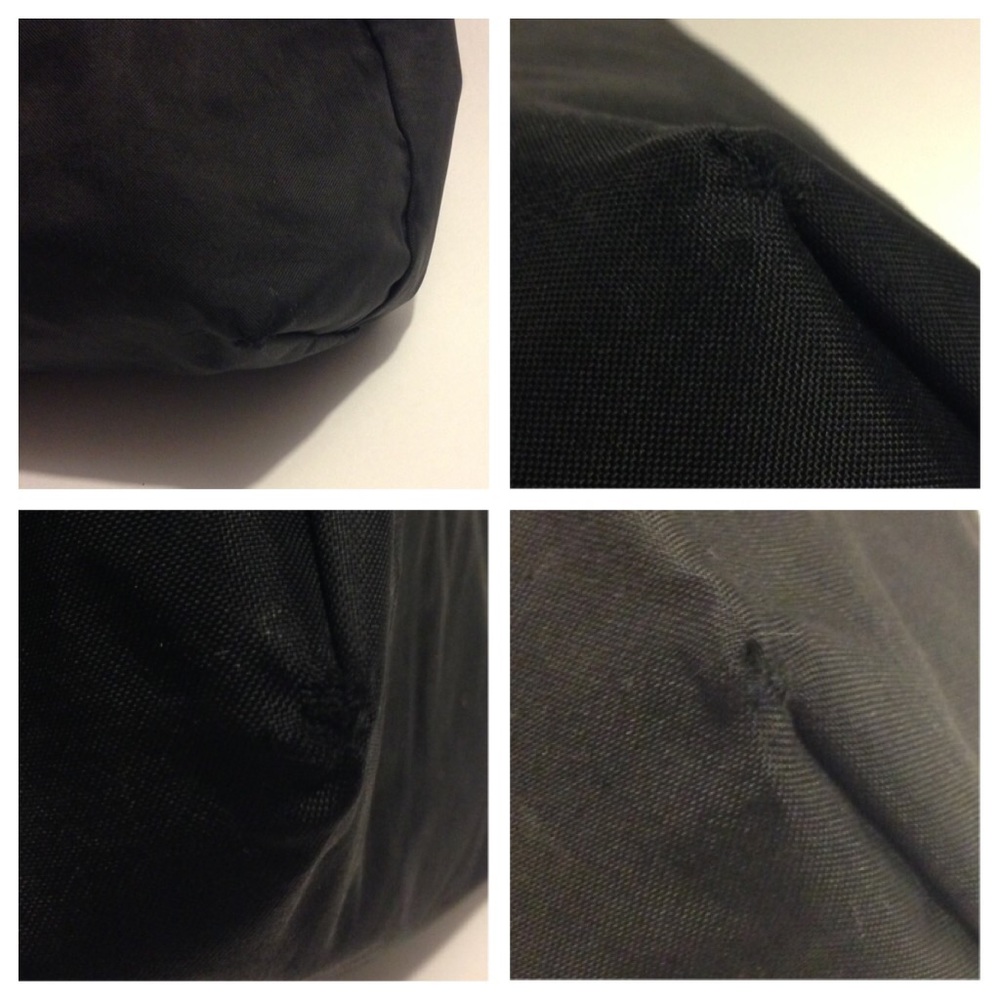 additional pics of mended longchamp bag
