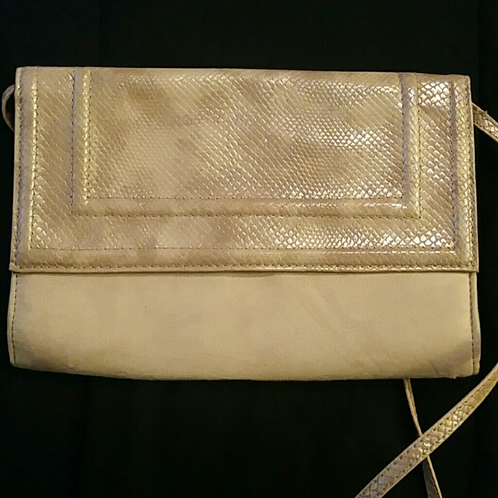 Blush Pink Clutch/ Cross Body Bag