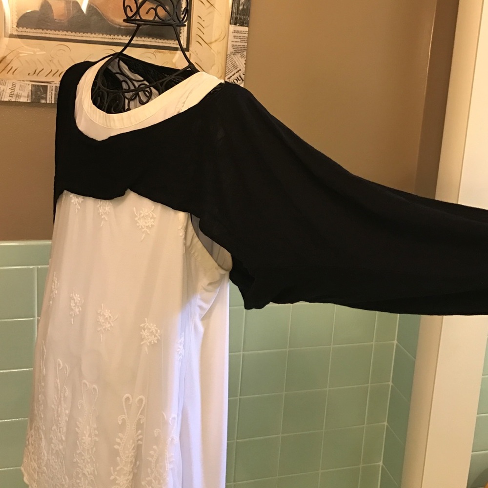 Soft Surroundings Black Shrug. Adaptable!