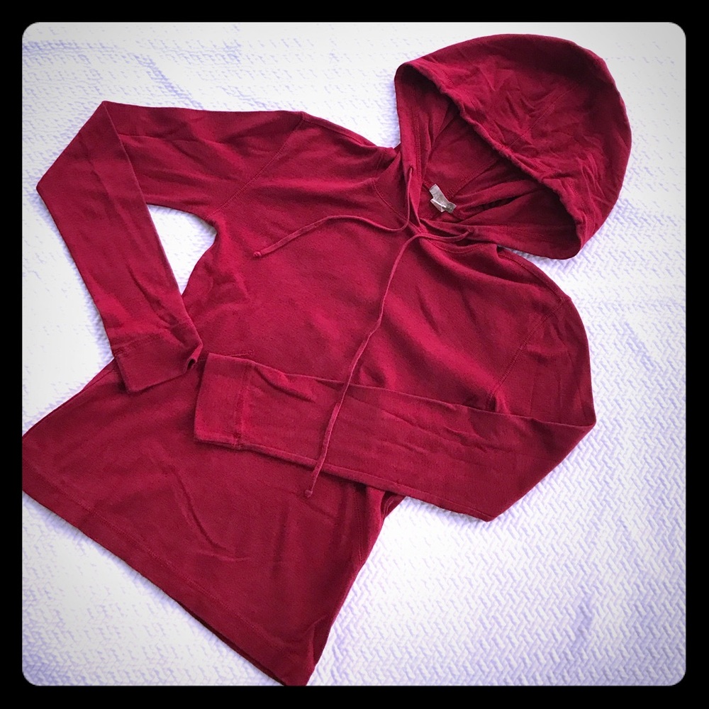 Make offer! XS red J. Crew 100% Cotton Pullover