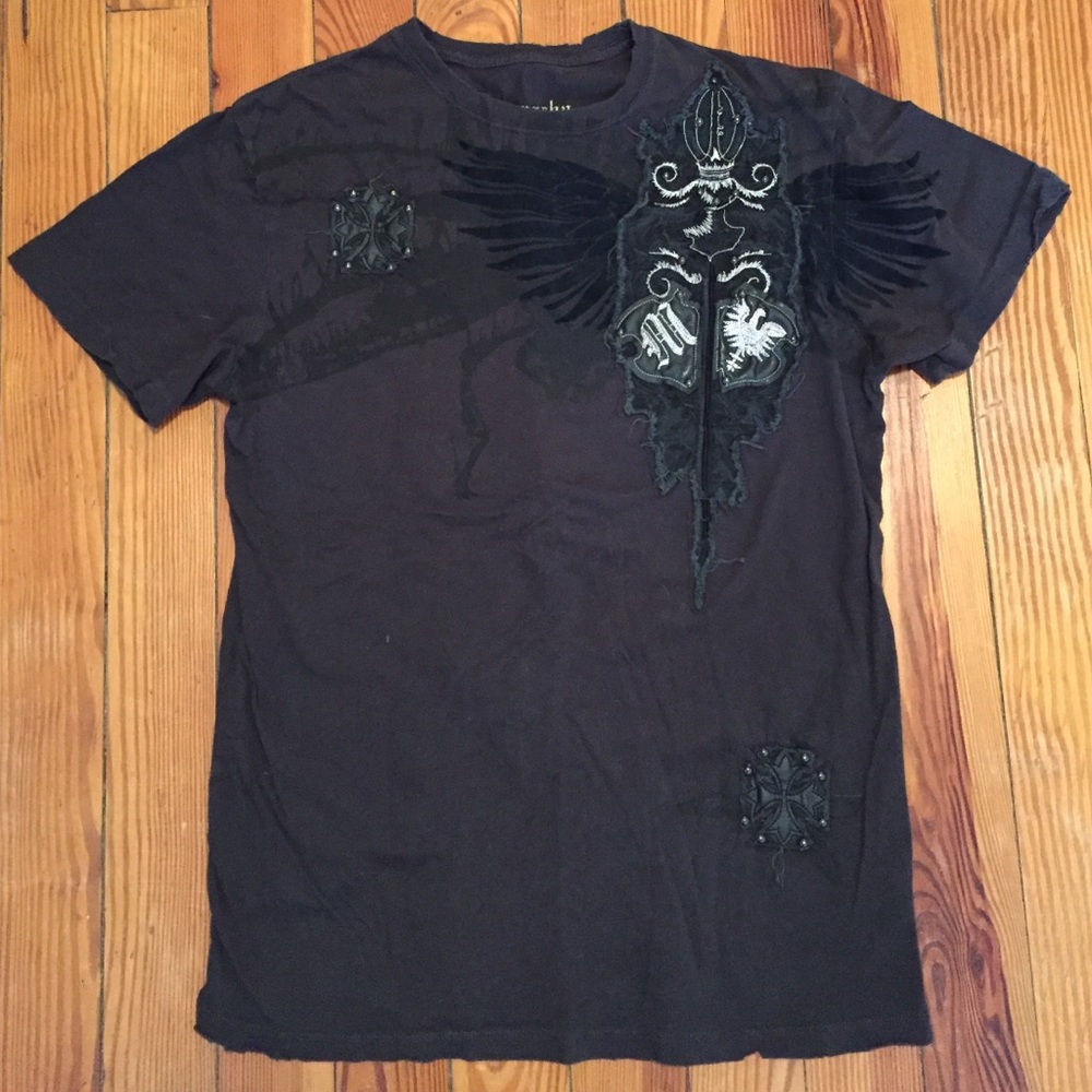 Monarchy Los Angeles Embellished T Shirt
