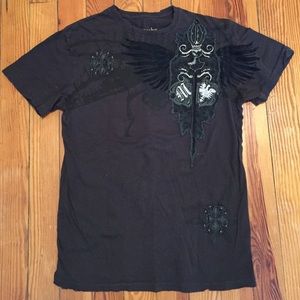 Monarchy Los Angeles Embellished T Shirt