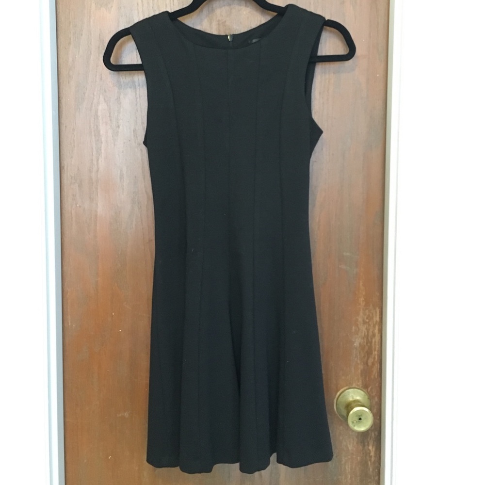 Aqua black fitting mini dress