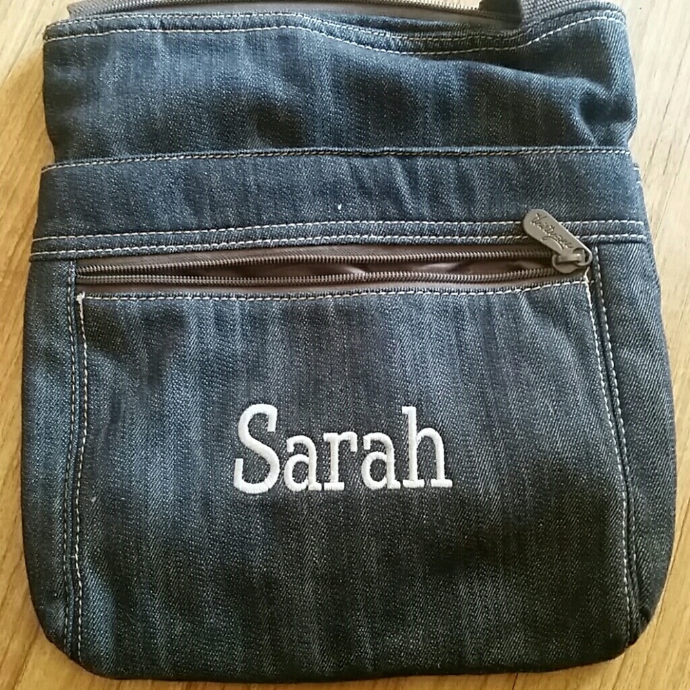 Embroidered Thirty-One Crossbody