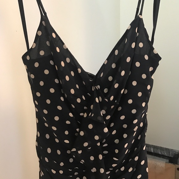 BCBG polka salsa style hi-low dress - Picture 3 of 4