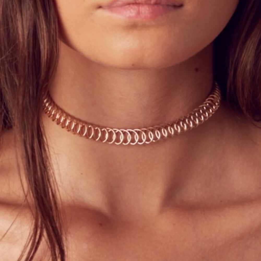 Gold Chain Link Choker