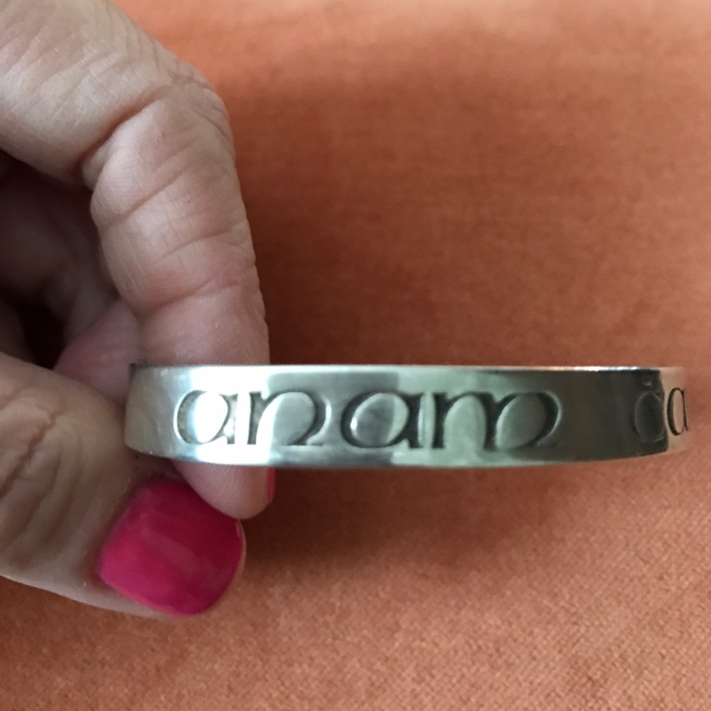Sterling silver anam cara (soul friend) bracelet