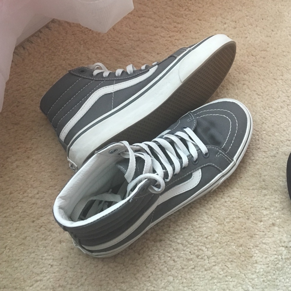 Women's Grey Hi-Top Vans