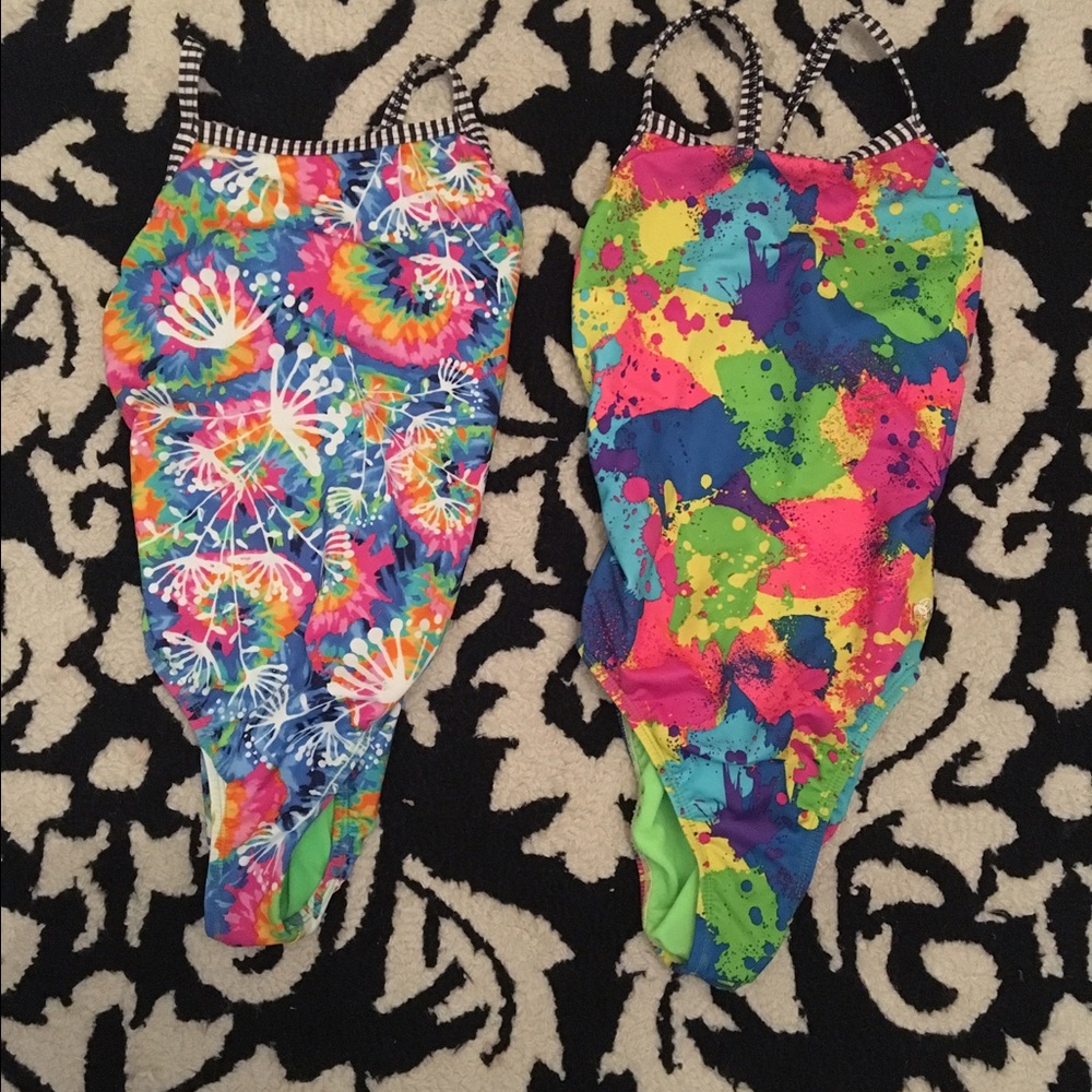 Dolphin One Piece Swim Suits