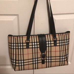 Burberry tote / diaper bag