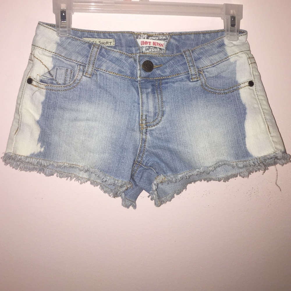 Light Washed Jean Shorts
