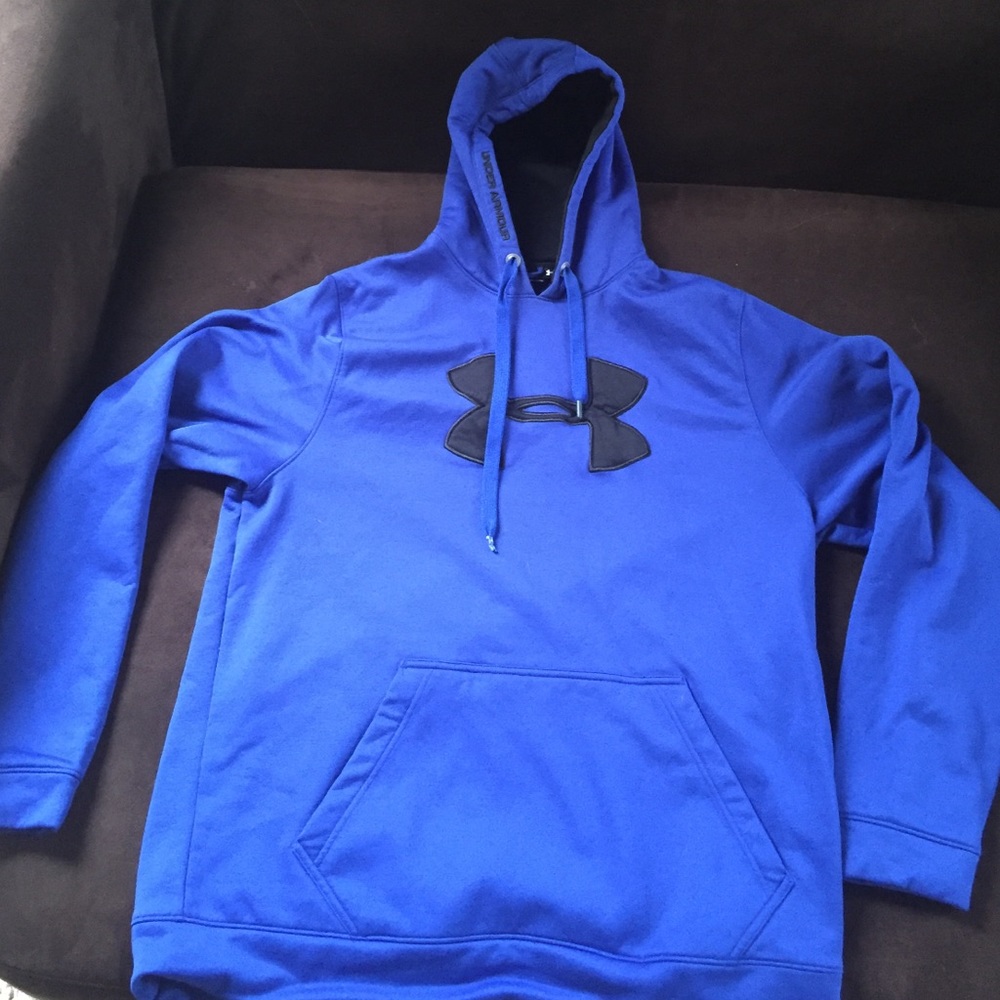 MENS XL Under Armour Hoodie (blue)