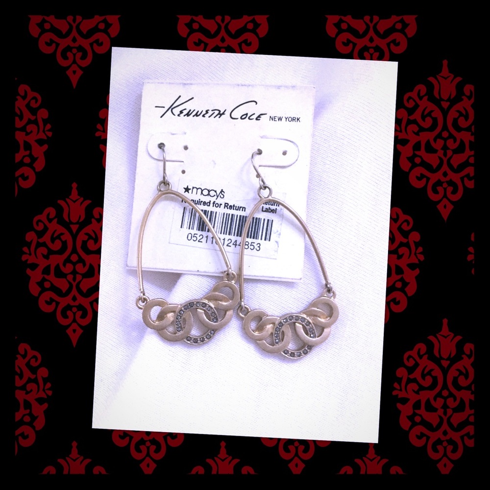 Kenneth Cole earrings. Never worn. NWT