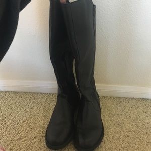 Steve Madden Shawny Black leather boots 7.5
