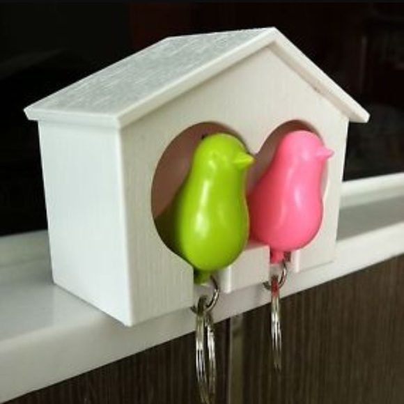 Duo sparrow keychain - Picture 2 of 2