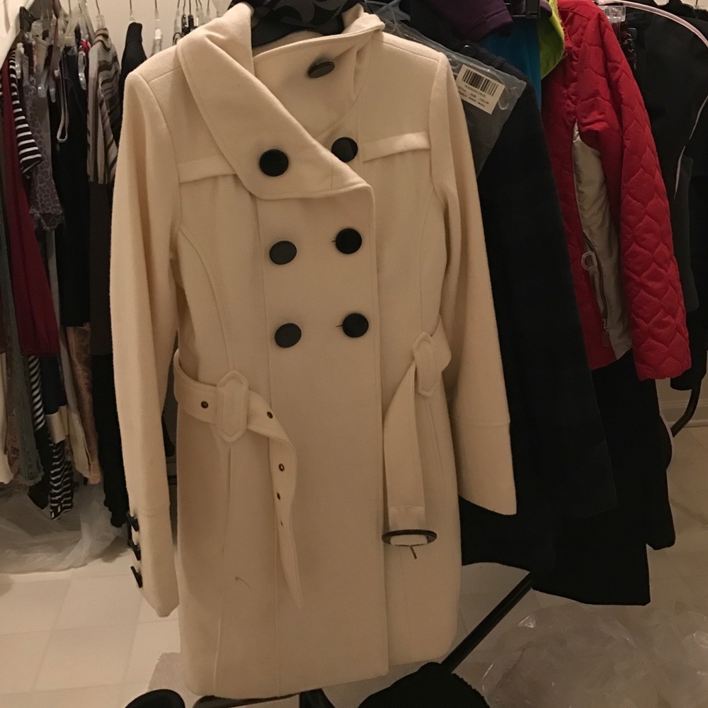 Jackie O style overcoat