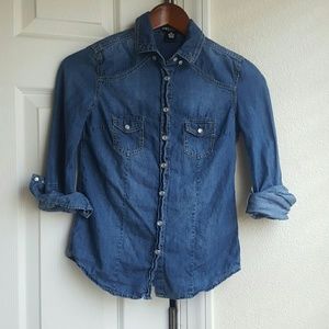 Denim shirt