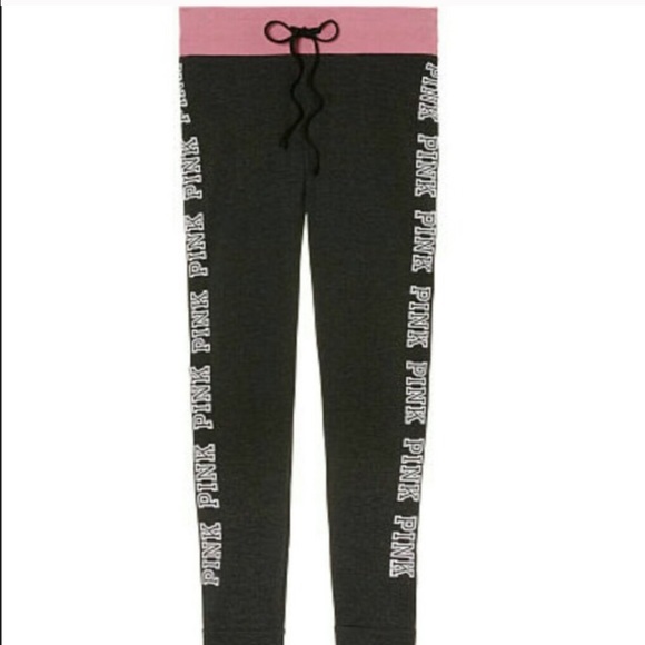 dark gray joggers/ leggings with begonia band - Picture 2 of 4