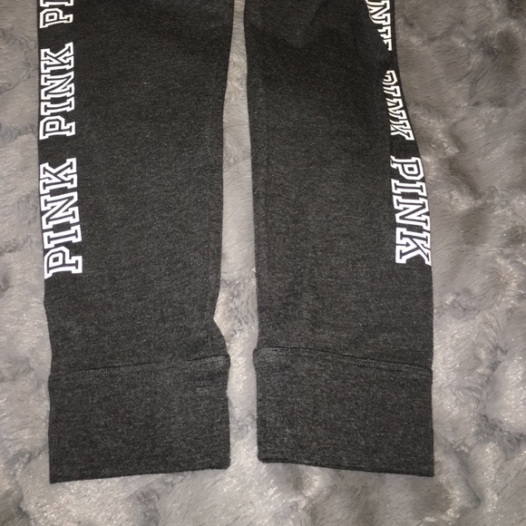 dark gray joggers/ leggings with begonia band - Picture 3 of 4