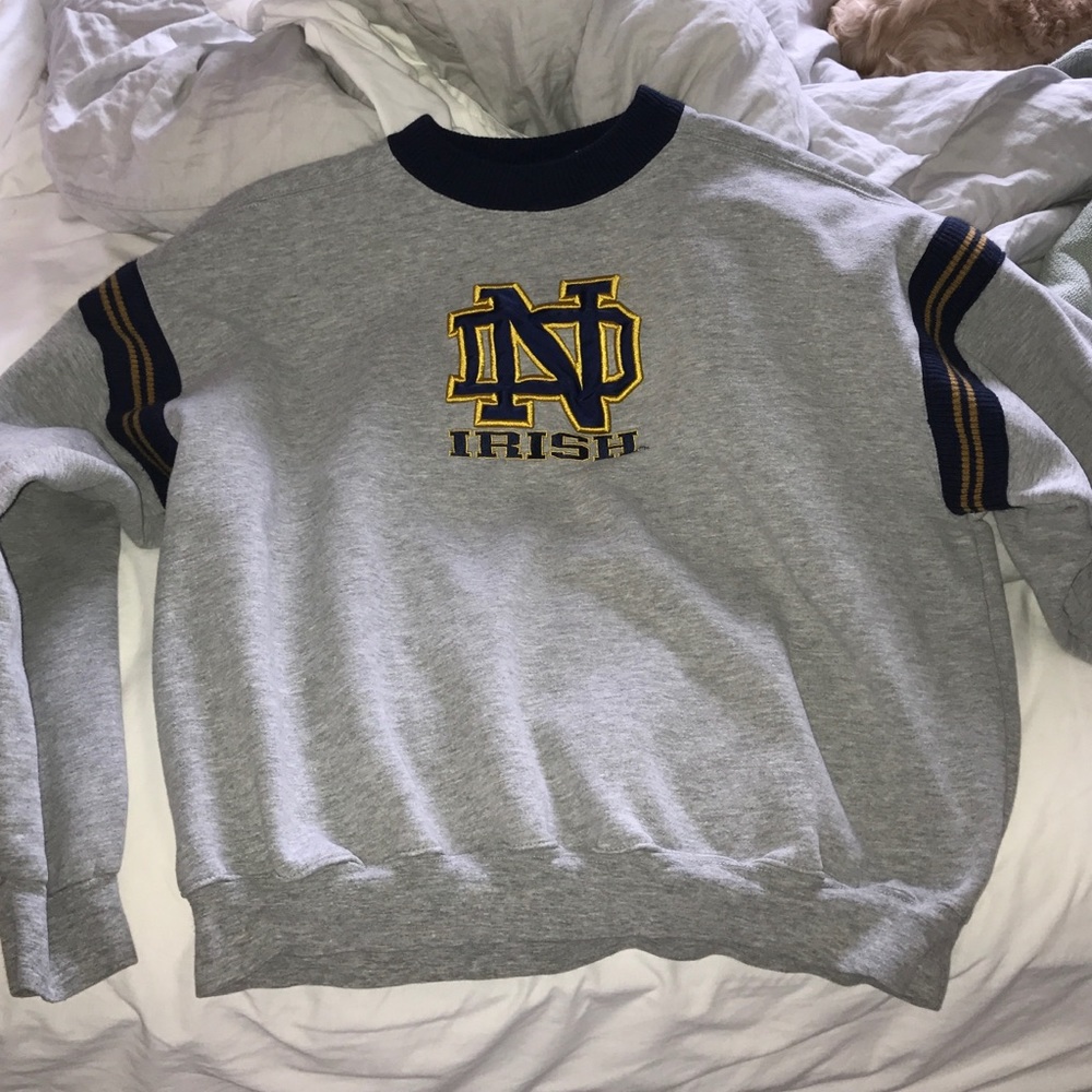 Vintage looking Norte dame crewneck