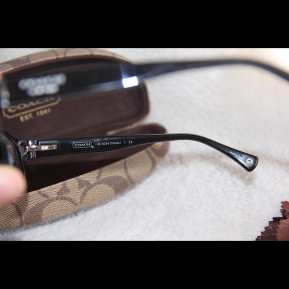Coach Prescription Eyeglasses w/ Case & Cloth:SALE - Picture 4 of 4