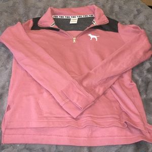 NWOT begonia half zip-up sweatshirt