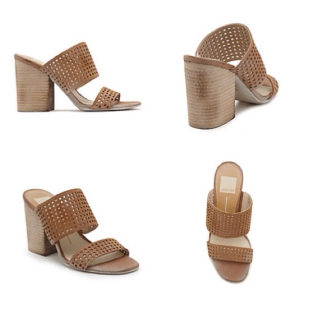 🍃💕NIB Dolce Vita Leather Block Heel Sandal