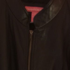 SIZE 22 NEW LEATHER JACKET NEVER WORN WRONG SIZE❤️