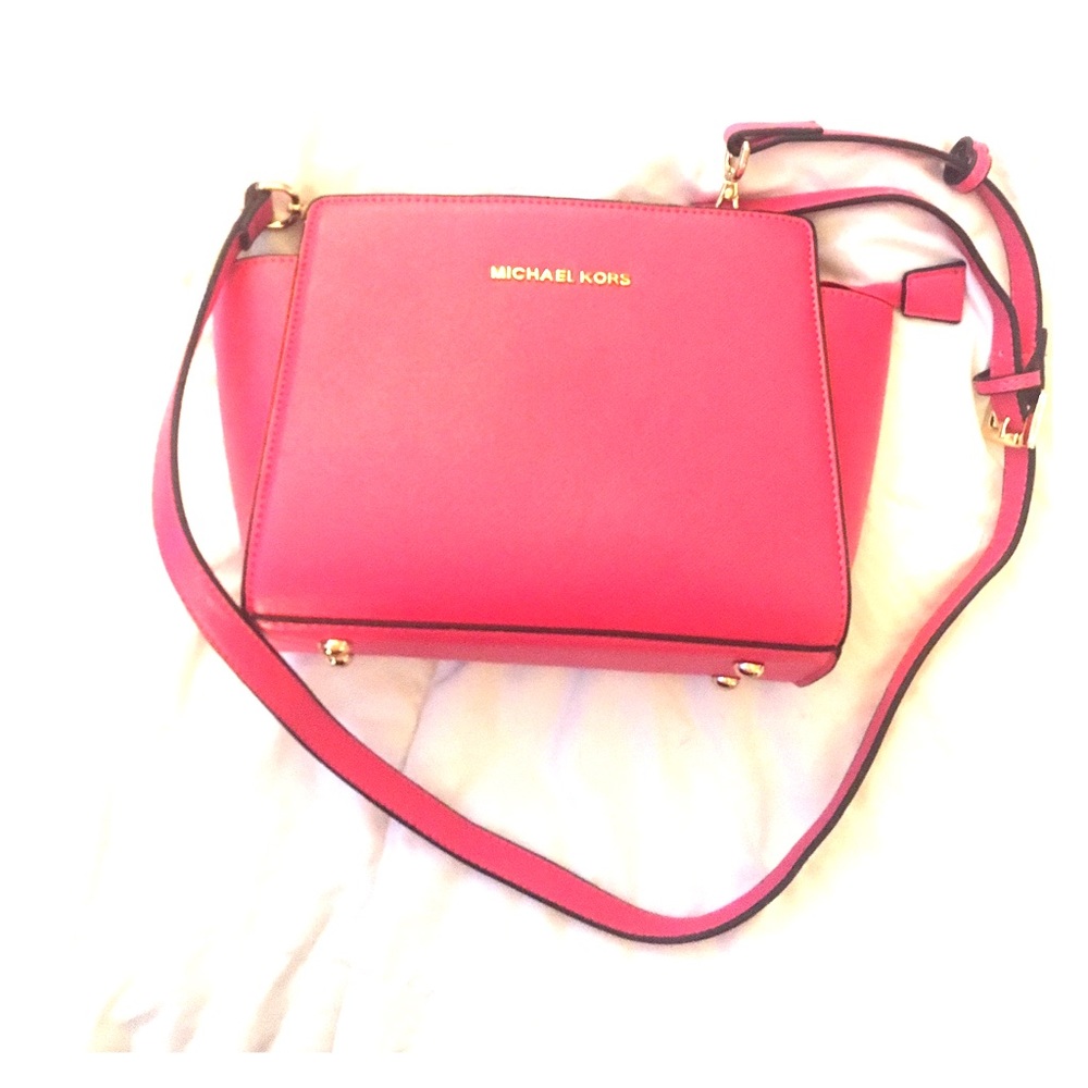 Selma Mini Saffiano Leather Michael Kors