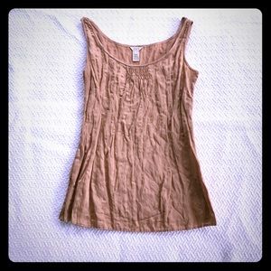 Bronze J. Crew Tank. Size 2. Never worn.