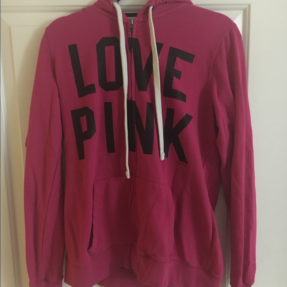 PINK hoodie (pink in color)