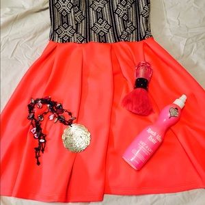 Youthful A-line  staples mini dress