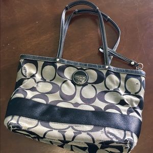 Black Coach shoulder bag