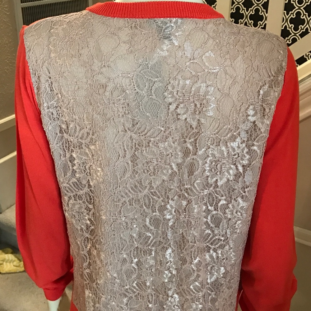 NWT Ann Taylor Lace Back cardigan