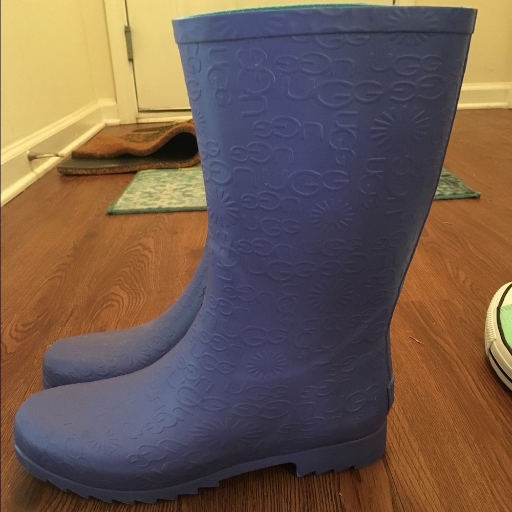 Purple-Blue UGG Rainboots
