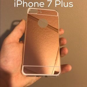 iPhone 7 Plus Rose Gold Mirror Case