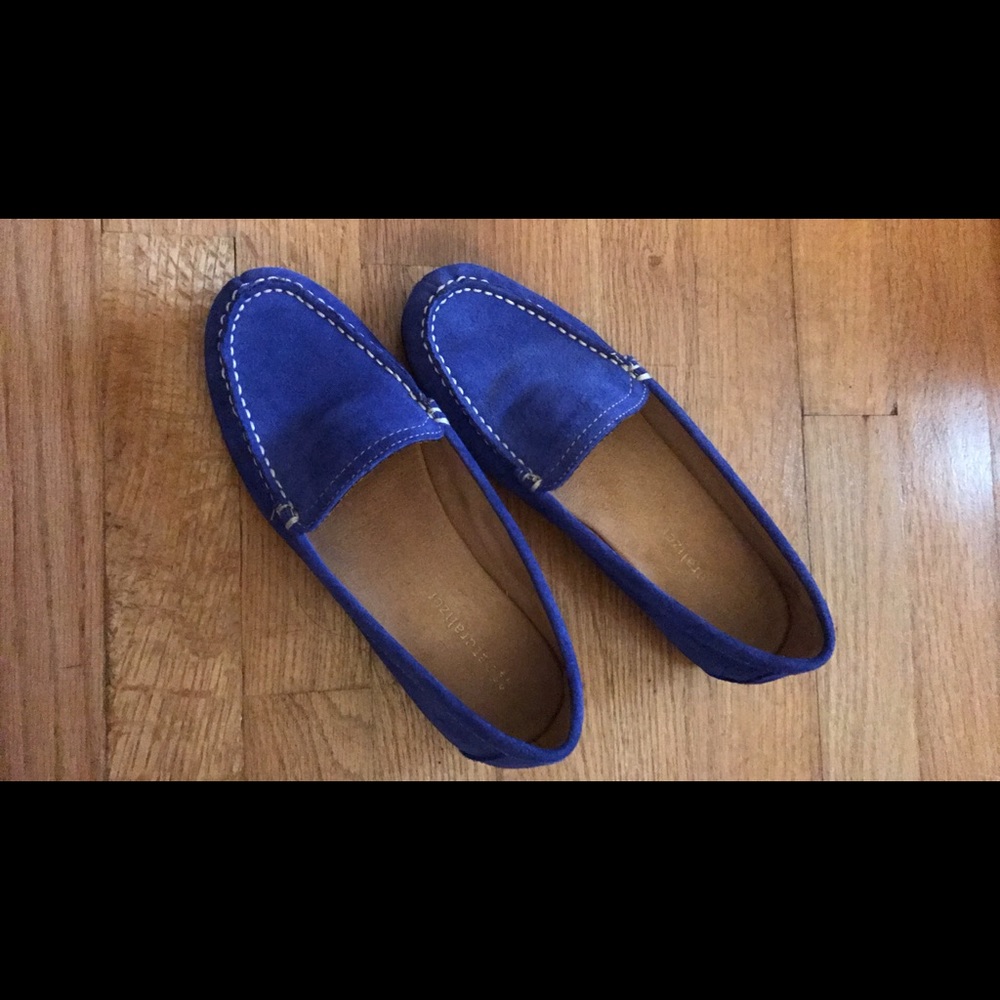 Blue Suede Loafers
