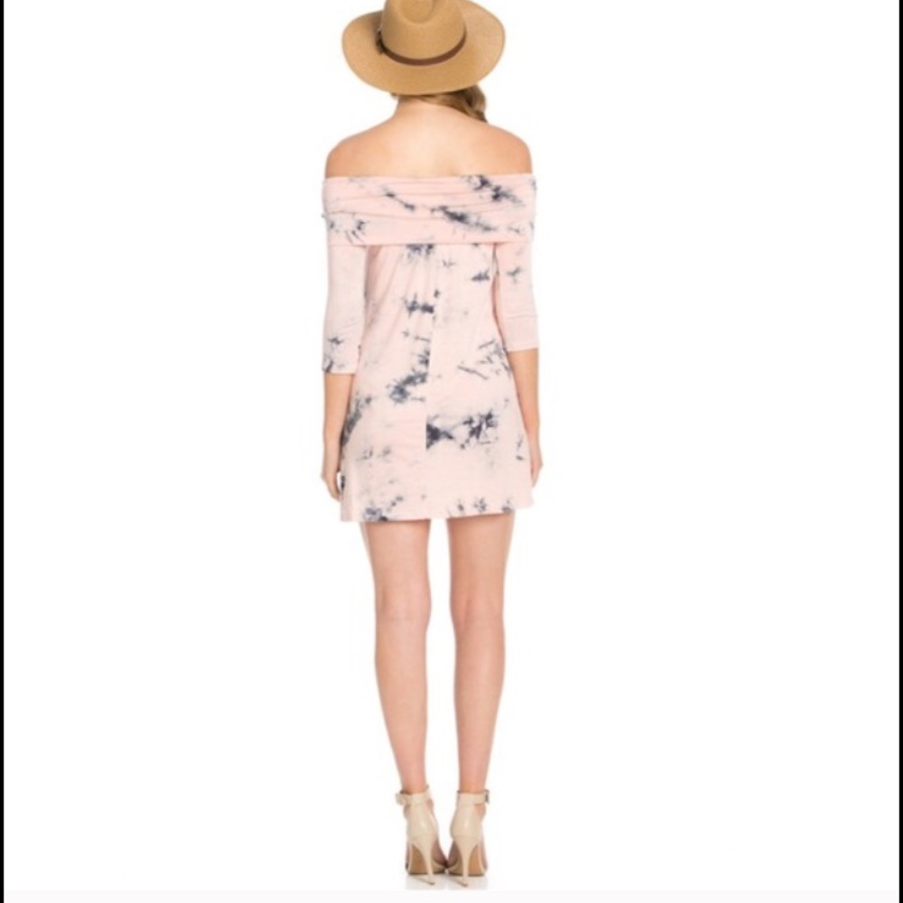 🆕 2X HOST PICK! Tie dye off the shoulder dress! - Picture 2 of 4