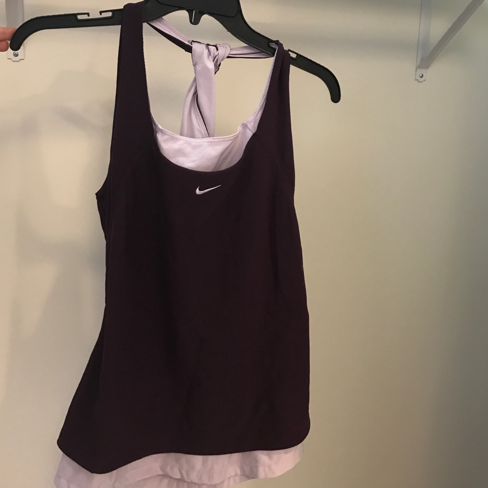 Nike double layer yoga top