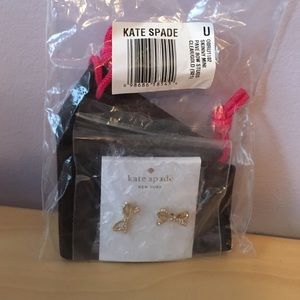 Kate Spade Mini Pave Bow Studs