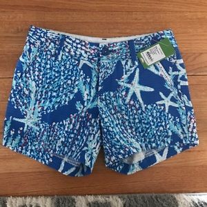 Lilly Pulitzer Callahan shorts size 2 NWT
