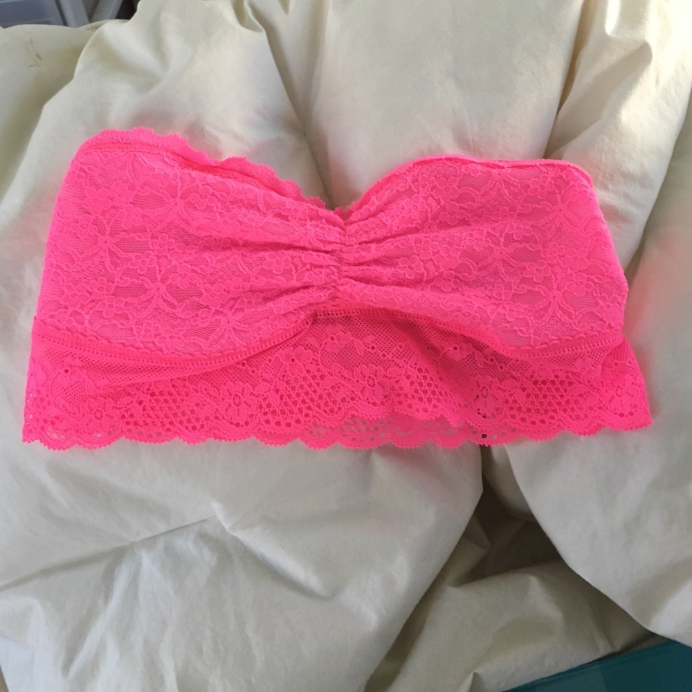 AERIE NEON PINK BRALETTE