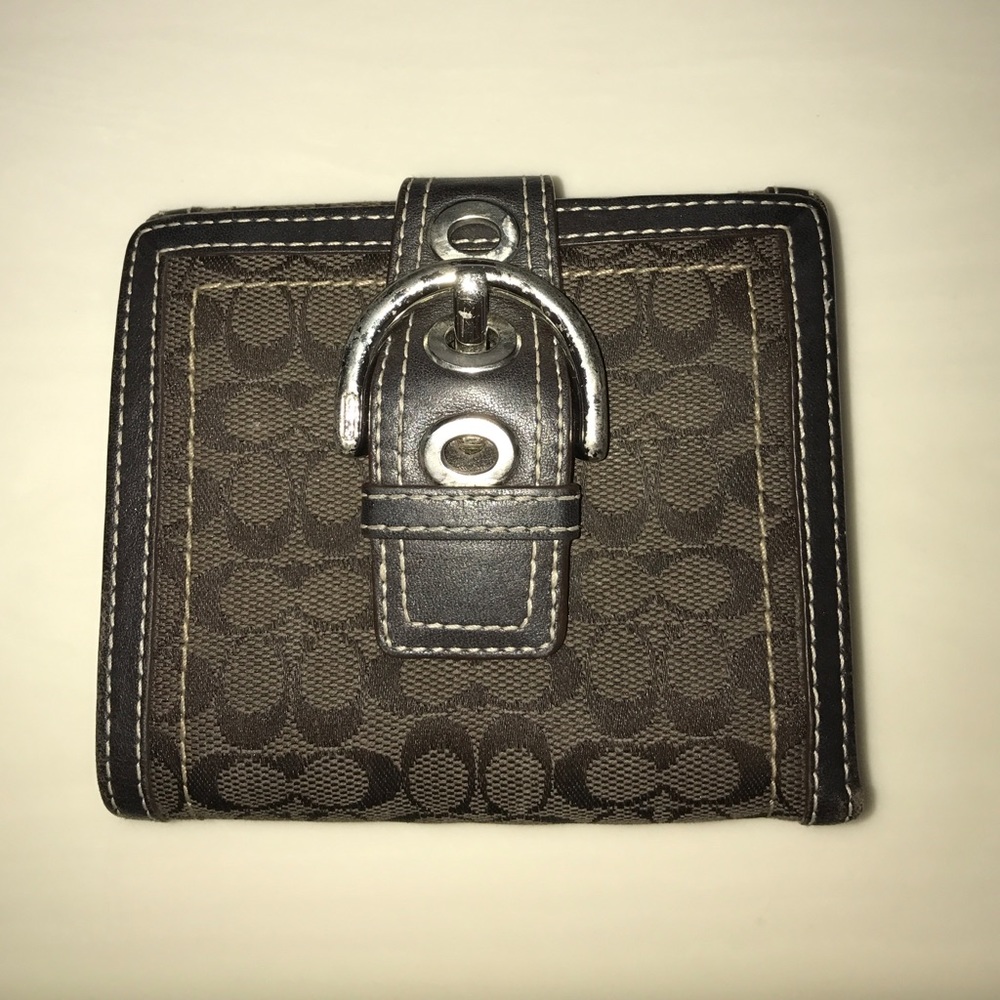 Brown coach wallet
