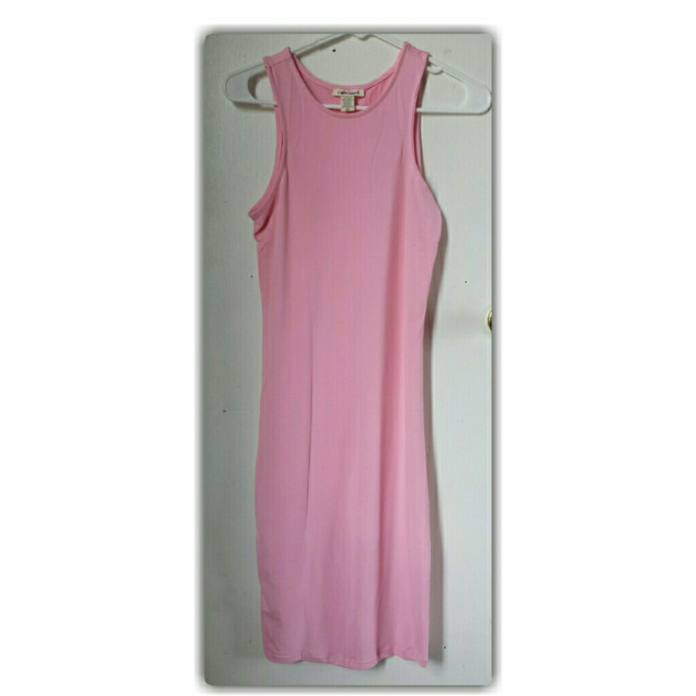 BASIC SLEEVELESS SOLID BODYCON DRESS - Picture 4 of 5