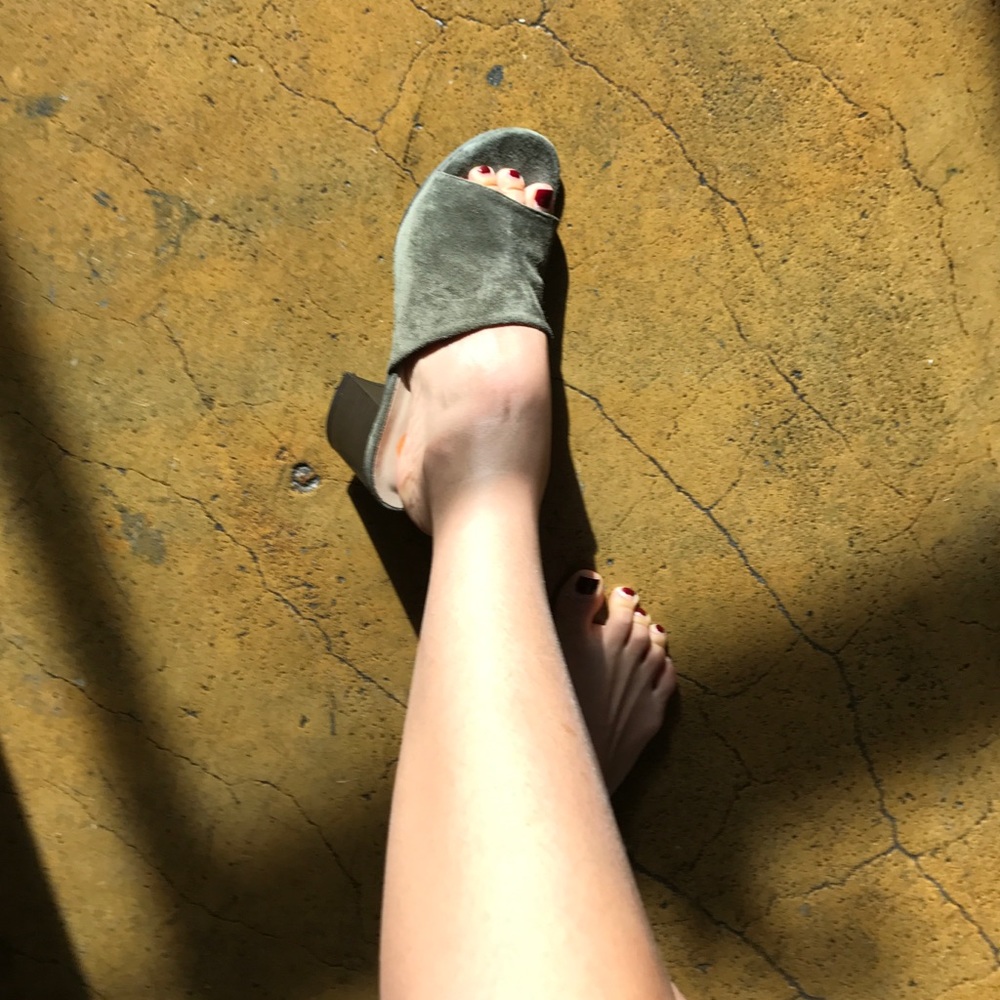 On trend river island mules in a uk5 us 7.5 size